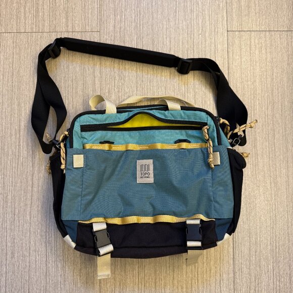 Topo Designs Mountain Cross Bag, Geode Green/Sea Pine - Picture 2 of 6